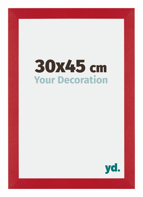 Mura MDF Photo Frame 30x45cm Red Front Size | Yourdecoration.co.uk