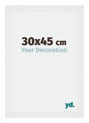 Mura MDF Photo Frame 30x45cm White High Gloss Front Size | Yourdecoration.co.uk