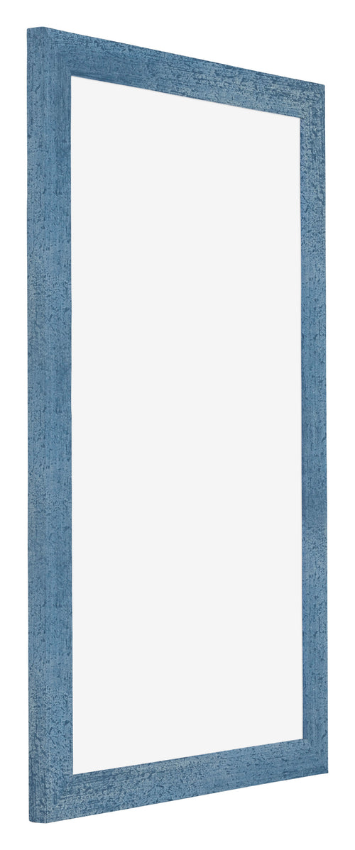 Mura MDF Photo Frame 30x50cm Bright Blue Swept Front Oblique | Yourdecoration.co.uk