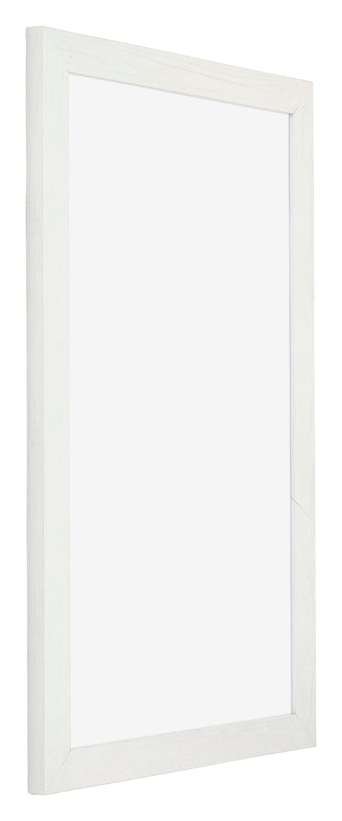 Mura MDF Photo Frame 30x50cm White Wiped Front Oblique | Yourdecoration.co.uk