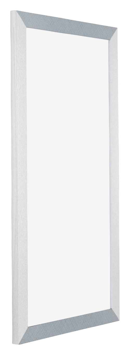 Mura MDF Photo Frame 30x60cm Aluminum Brushed Front Oblique | Yourdecoration.co.uk