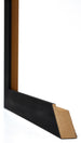 Mura MDF Photo Frame 32x45cm Noir Grain De Bois Detail Intersection | Yourdecoration.co.uk