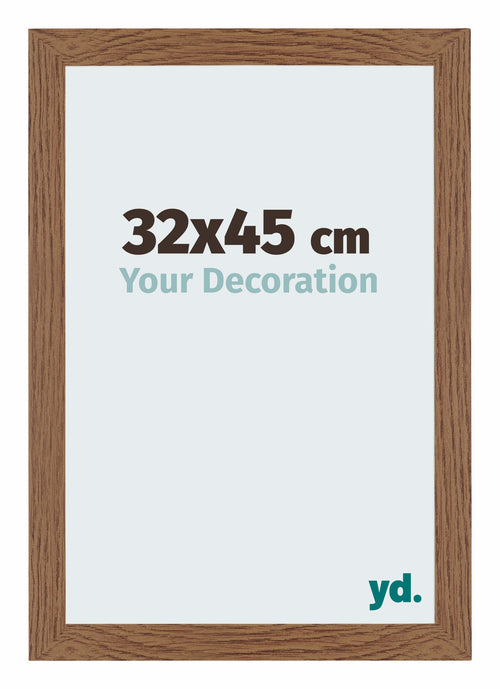 Mura MDF Photo Frame 32x45cm Oak Rustic Front Size | Yourdecoration.co.uk