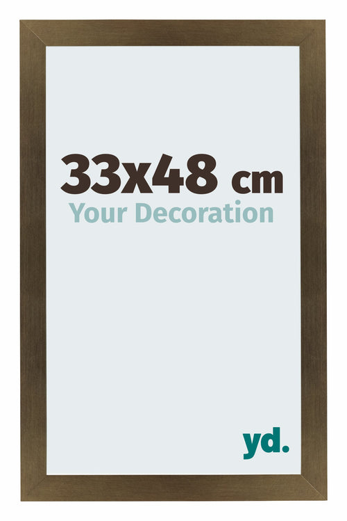 Mura MDF Photo Frame 33x48cm Bronze Décor Front Size | Yourdecoration.co.uk