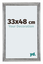 Mura MDF Photo Frame 33x48cm Gris Patiné Front Size | Yourdecoration.co.uk