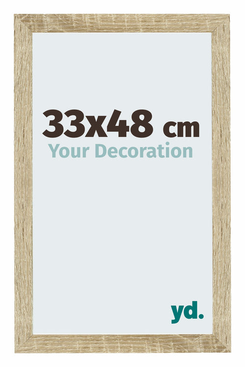 Mura MDF Photo Frame 33x48cm Sonoma Oak Front Size | Yourdecoration.co.uk