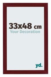 Mura MDF Photo Frame 33x48cm Vin Rouge Patiné Front Size | Yourdecoration.co.uk