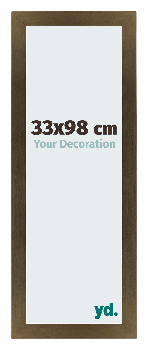 Mura MDF Photo Frame 33x98cm Bronze Décor Front Size | Yourdecoration.co.uk