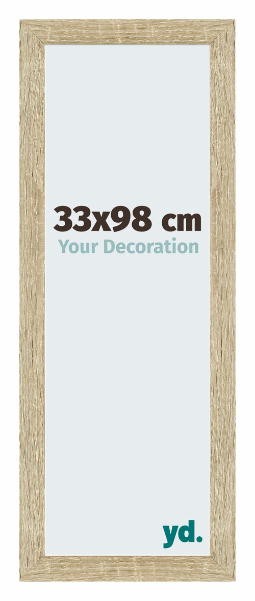 Mura MDF Photo Frame 33x98cm Chêne Sonoma Front Size | Yourdecoration.co.uk