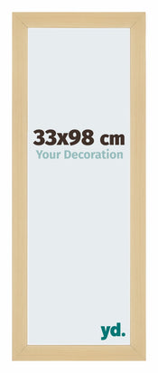 Mura MDF Photo Frame 33x98cm Décor Érable Front Size | Yourdecoration.co.uk