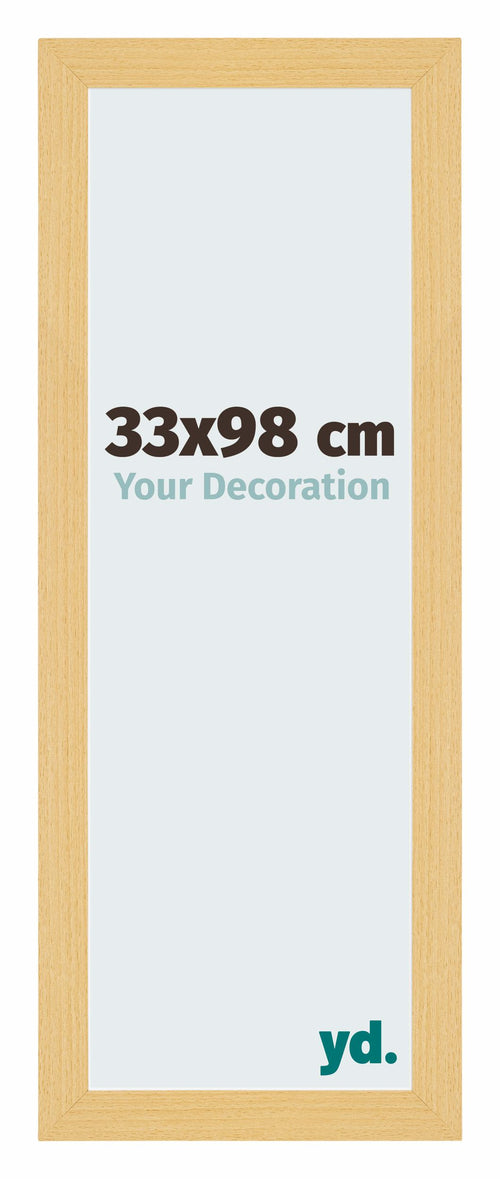 Mura MDF Photo Frame 33x98cm Hêtre Décor Front Size | Yourdecoration.co.uk