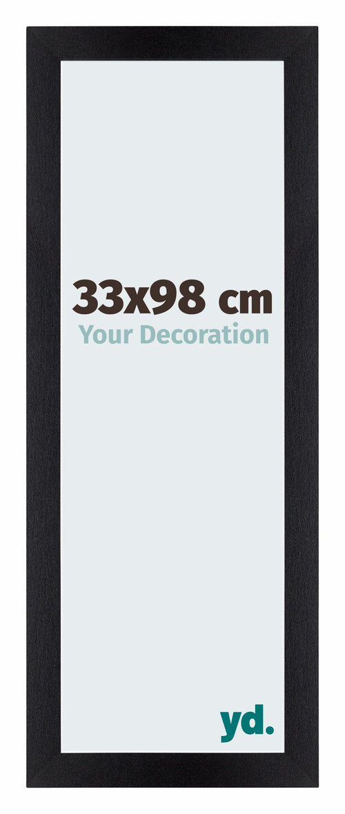 Mura MDF Photo Frame 33x98cm Noir Mat Front Size | Yourdecoration.co.uk