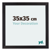 Mura MDF Photo Frame 35x35cm Back Wood Grain Front Size | Yourdecoration.co.uk