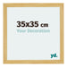 Mura MDF Photo Frame 35x35cm Pine Design Front Size | Yourdecoration.co.uk