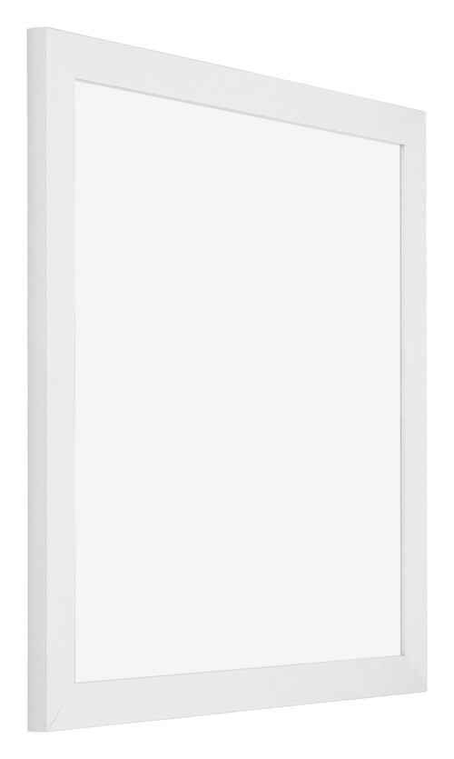 Mura MDF Photo Frame 35x35cm White High Gloss Front Oblique | Yourdecoration.co.uk