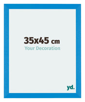 Mura MDF Photo Frame 35x45cm Bright Blue Front Size | Yourdecoration.co.uk