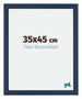 Mura MDF Photo Frame 35x45cm Dark Blue Swept Front Size | Yourdecoration.co.uk