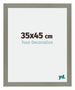 Mura MDF Photo Frame 35x45cm Gray Front Size | Yourdecoration.co.uk