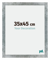 Mura MDF Photo Frame 35x45cm Iron Swept Front Size | Yourdecoration.co.uk