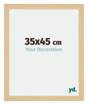 Mura MDF Photo Frame 35x45cm Maple Decor Front Size | Yourdecoration.co.uk