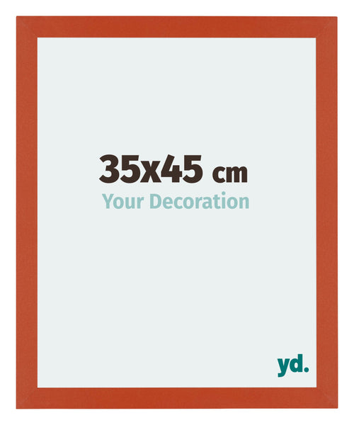 Mura MDF Photo Frame 35x45cm Orange Front Size | Yourdecoration.co.uk