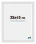 Mura MDF Photo Frame 35x45cm White Matte Front Size | Yourdecoration.co.uk