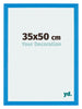 Mura MDF Photo Frame 35x50cm Bright Blue Front Size | Yourdecoration.co.uk