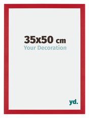 Mura MDF Photo Frame 35x50cm Red Front Size | Yourdecoration.co.uk