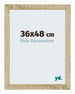 Mura MDF Photo Frame 36x48cm Sonoma Oak Front Size | Yourdecoration.co.uk