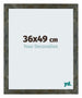 Mura MDF Photo Frame 36x49cm Bleu Or Mélangé Front Size | Yourdecoration.co.uk