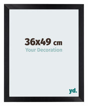 Mura MDF Photo Frame 36x49cm Noir Mat Front Size | Yourdecoration.co.uk