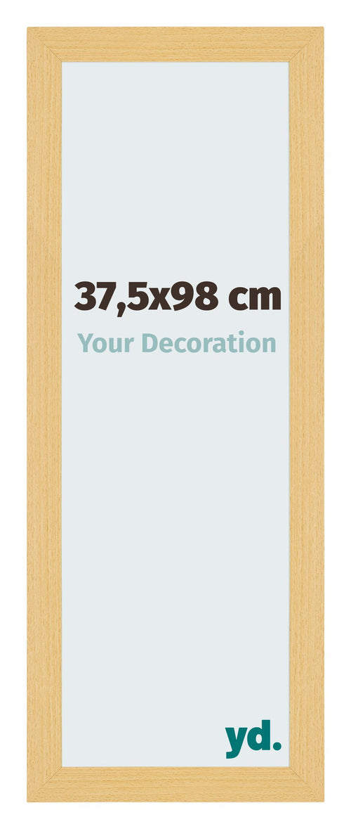 Mura MDF Photo Frame 37 5x98cm Beech Design Front Size | Yourdecoration.co.uk