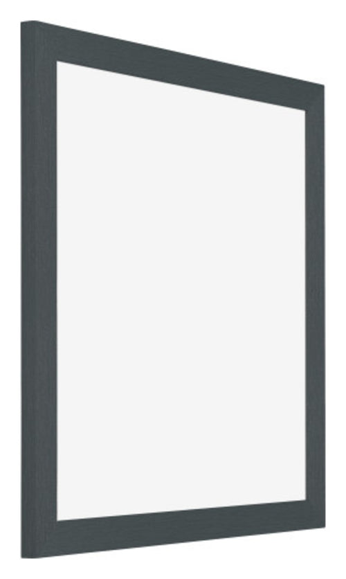 Mura MDF Photo Frame 40x40cm Anthracite Front Oblique | Yourdecoration.co.uk