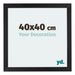 Mura MDF Photo Frame 40x40cm Back Wood Grain Front Size | Yourdecoration.co.uk