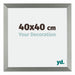 Mura MDF Photo Frame 40x40cm Champagne Front Size | Yourdecoration.co.uk