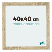 Mura MDF Photo Frame 40x40cm Sonoma Oak Front Size | Yourdecoration.co.uk