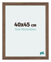 Mura MDF Photo Frame 40x45cm Walnut Dark Front Size | Yourdecoration.co.uk