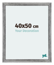 Mura MDF Photo Frame 40x50cm Gray Wiped Front Size | Yourdecoration.co.uk