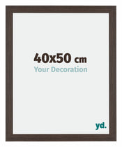 Mura MDF Photo Frame 40x50cm Oak Dark Front Size | Yourdecoration.co.uk