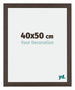 Mura MDF Photo Frame 40x50cm Oak Dark Front Size | Yourdecoration.co.uk