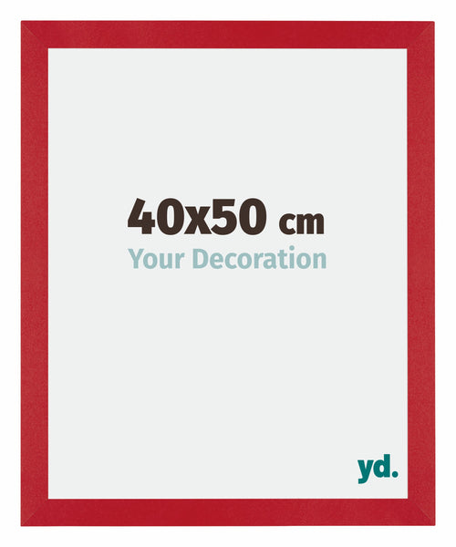 Mura MDF Photo Frame 40x50cm Red Front Size | Yourdecoration.co.uk