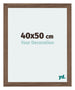 Mura MDF Photo Frame 40x50cm Walnut Dark Front Size | Yourdecoration.co.uk