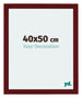 Mura MDF Photo Frame 40x50cm Winered Wiped Front Size | Yourdecoration.co.uk