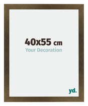 Mura MDF Photo Frame 40x55cm Bronze Design Front Size | Yourdecoration.co.uk