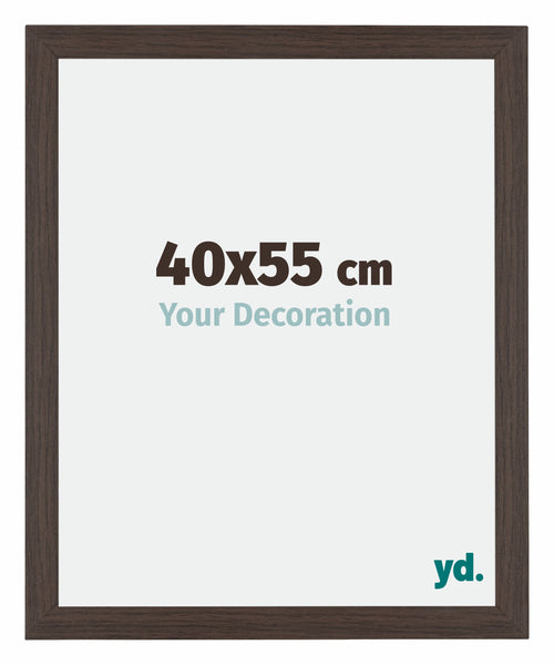 Mura MDF Photo Frame 40x55cm Oak Dark Front Size | Yourdecoration.co.uk