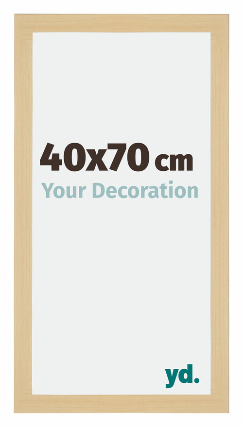 Mura MDF Photo Frame 40x70cm Maple Decor Front Size | Yourdecoration.co.uk