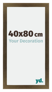 Mura MDF Photo Frame 40x80cm Bronze Design Front Size | Yourdecoration.co.uk