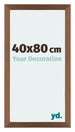 Mura MDF Photo Frame 40x80cm Copper Design Front Size | Yourdecoration.co.uk