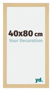 Mura MDF Photo Frame 40x80cm Maple Decor Front Size | Yourdecoration.co.uk