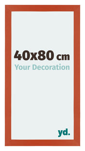 Mura MDF Photo Frame 40x80cm Orange Front Size | Yourdecoration.co.uk